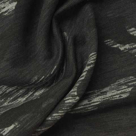 Dark Grey Camo French Terry, Polyester
