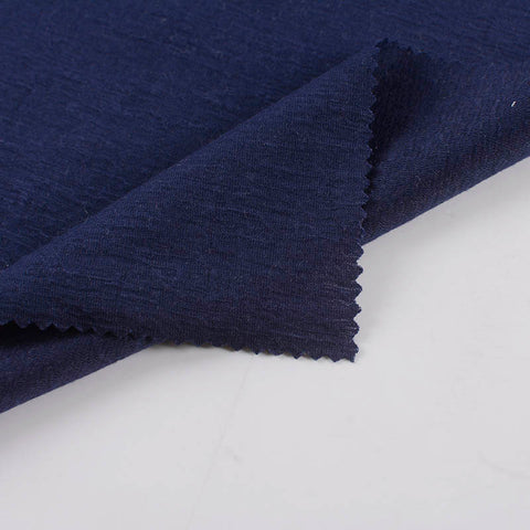 Navy Rib Knit, Polyester