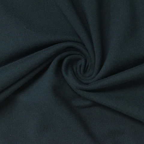Brushed Polyester Stretch Milk Silk Knit Fabric, 170 gsm, 160 cm — Navy, ref EF-263569