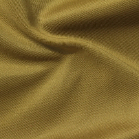 Polyester Stretch Scuba Knit Fabric, 200 gsm, 155 cm — Khaki