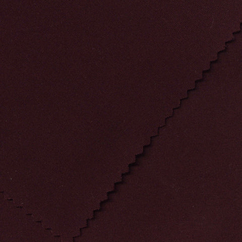 Viscose Nylon Stretch Ponte Knit Fabric, 400 gsm, 160 cm — Red