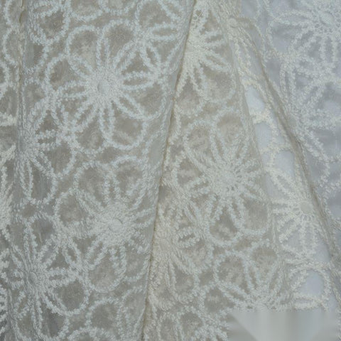Grey Tone-on-Tone Floral Jacquard