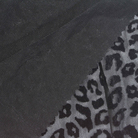 Black Leopard Mesh, Polyester
