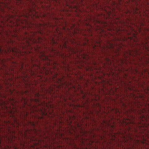 Red Marl Chunky Knit, Viscose-Poly, 220 gsm
