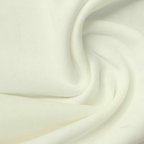 Pale Beige French Terry, Cotton-Poly