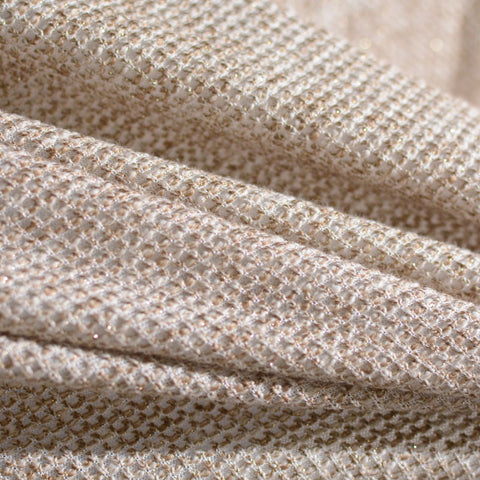 Jacquard Acrylic Cotton Blend Interlock Knit Fabric, 178 gsm, 150 cm — Grey