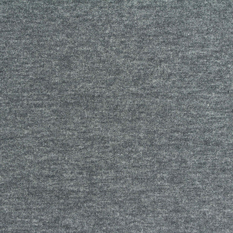 Heather Cotton Polyester Stretch Scuba Knit Fabric, 320 gsm, 160 cm — Grey