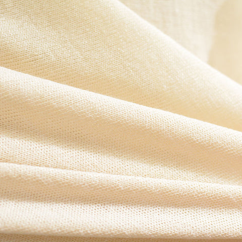 Polyester Stretch Jersey Knit Fabric, 196 gsm, 155 cm — Beige