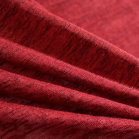 Red Marl Knit, Viscose-Poly, 168 gsm