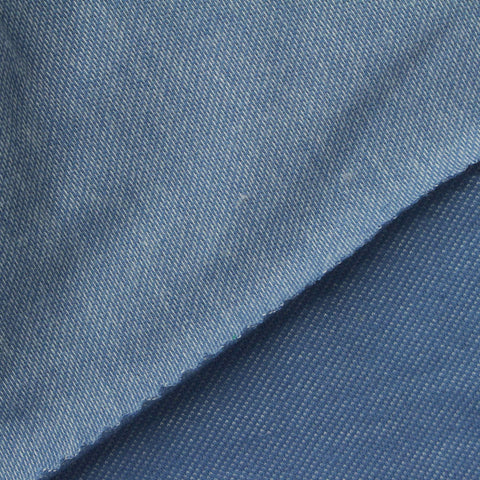Heathered Blue Marl Knit, Cotton-Poly