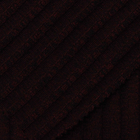 Rib Knit Fabric, 202 gsm, 140 cm — Brown