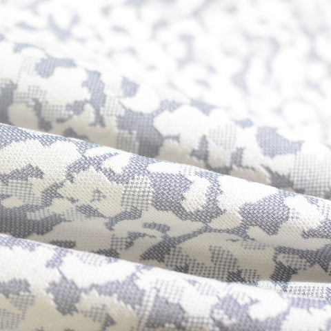 Grey Animal Print Jacquard, Acrylic-Poly