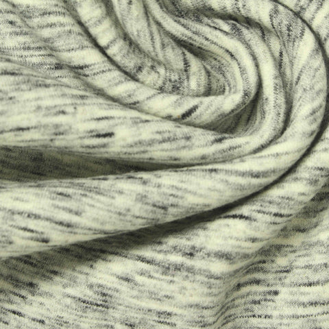 Light Cream Marl Knit, Poly-Viscose