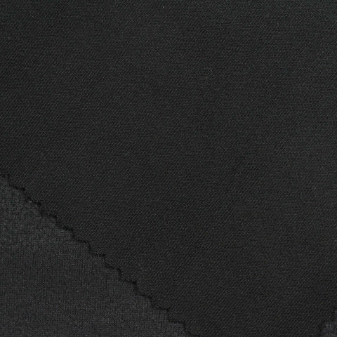 Black Tone-on-Tone Scuba Knit, Polyester