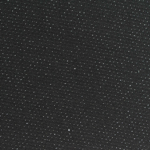 White Dots Rib Knit, Polyester