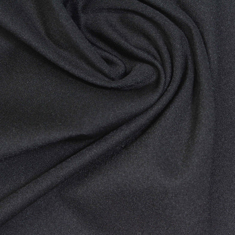 Nylon Stretch Interlock Knit Fabric, 160 gsm, 180 cm — Grey
