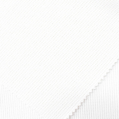 Polyester Stretch Scuba Knit Fabric, 302 gsm — White