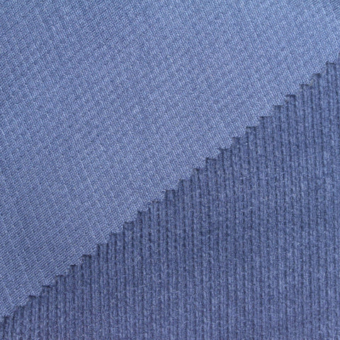 100% Polyester Chenille Fabric, 303 gsm, 172 cm — Blue