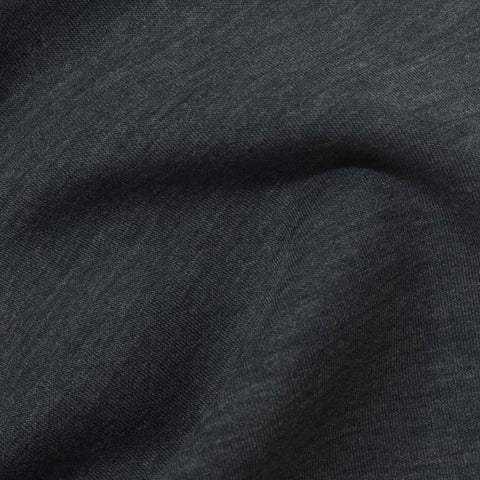 Dark Grey Marl Scuba Knit, Polyester, 310 gsm, 175 cm