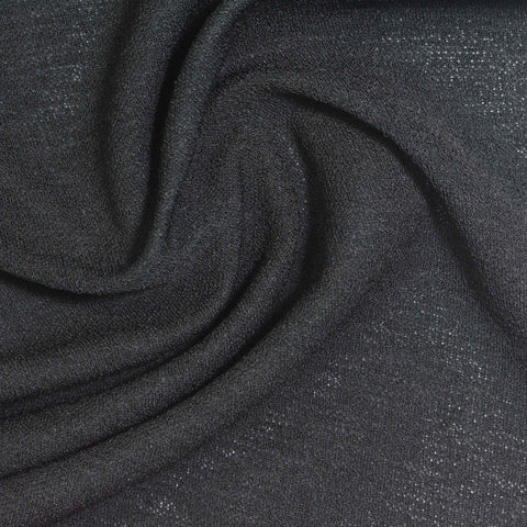Dark Grey Marl Scuba Knit, Polyester, 189 gsm