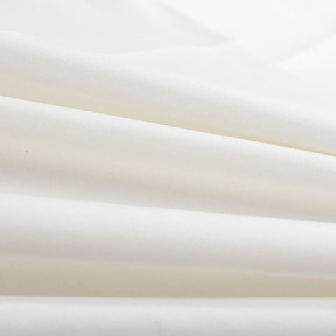 100% Polyester Woven Fabric, 185 gsm, 150 cm — White