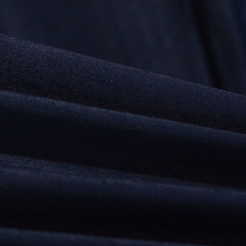 Navy Tone-on-Tone Jacquard, Viscose