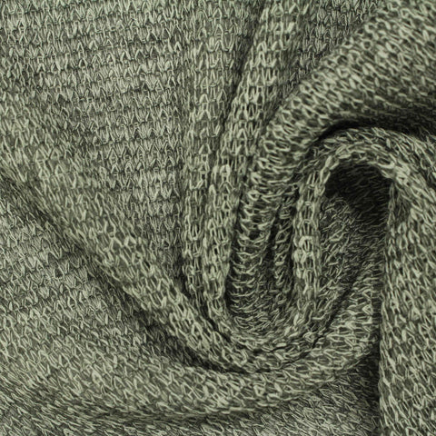 Grey Marl Chunky Knit, Polyester, 206 gsm