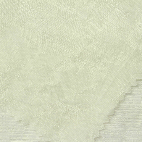 Jacquard Viscose Nylon Woven Fabric, 95 gsm, 137 cm — White
