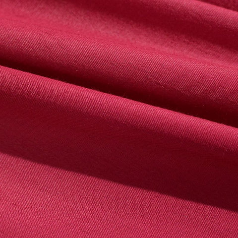 100% Viscose Woven Fabric, 120 gsm, 145 cm — Red