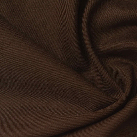 Dark Brown Twill, Poly-Viscose
