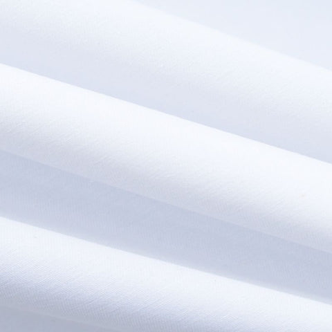 Polyester Cotton Twill Fabric, 240 gsm, 147 cm — White