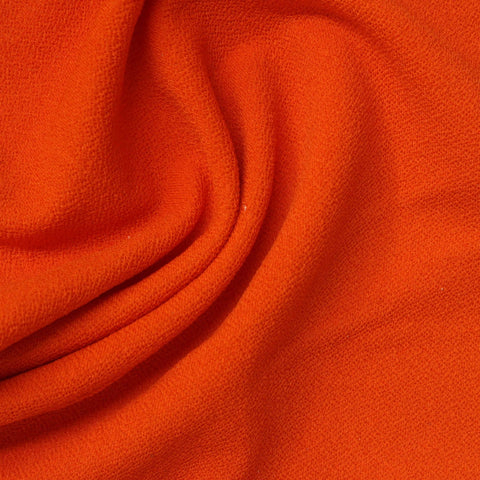 Polyester Stretch ITY Knit Fabric, 307 gsm, 166 cm — Orange