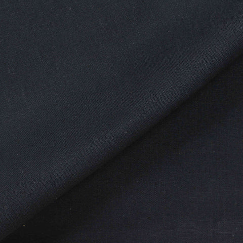 Linen Viscose Woven Fabric, 206 gsm — Navy