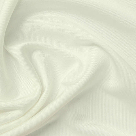 Viscose Polyester Jersey Knit Fabric, 210 gsm, 170 cm — White