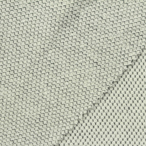 Dark Grey Marl Chunky Knit, Poly-Cotton, 320 gsm