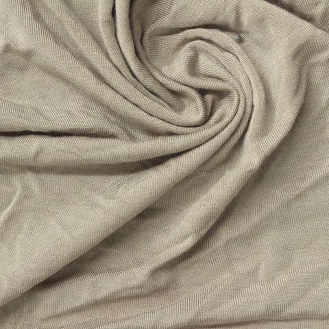 Jersey Knit Fabric, 180 gsm, 160 cm — Beige