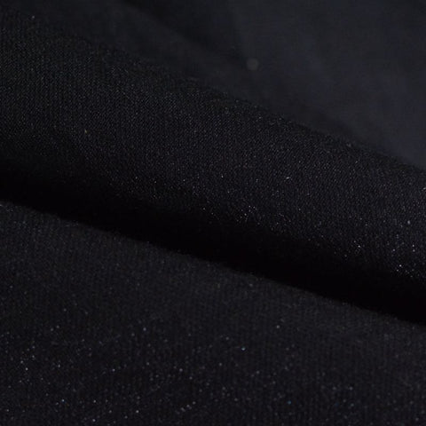 100% Polyester Knit Fabric, 160 gsm, 160 cm — Black, ref EF-8361