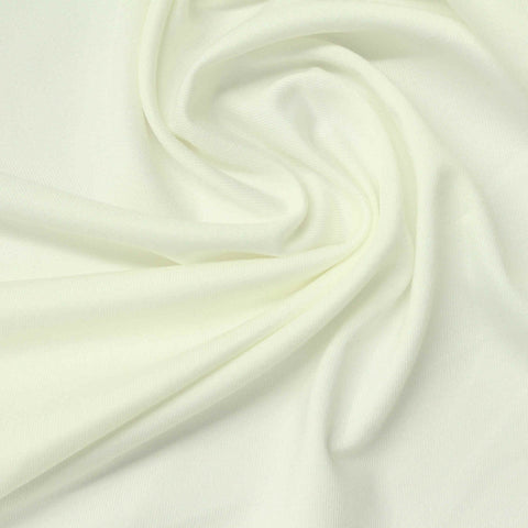 Polyester Stretch Milk Silk Knit Fabric, 240 gsm, 180 cm — Beige