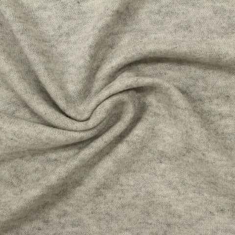 Heather Grey Marl Chunky Knit, Viscose-Poly