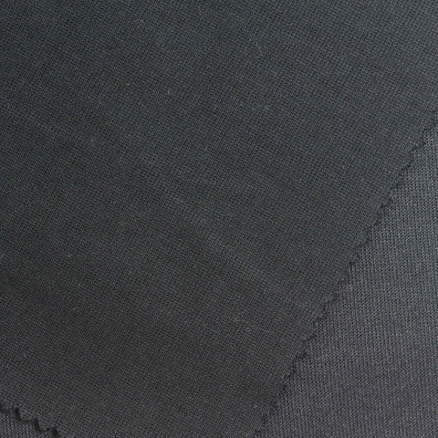 Polyester Cotton Scuba Knit Fabric, 300 gsm — Grey