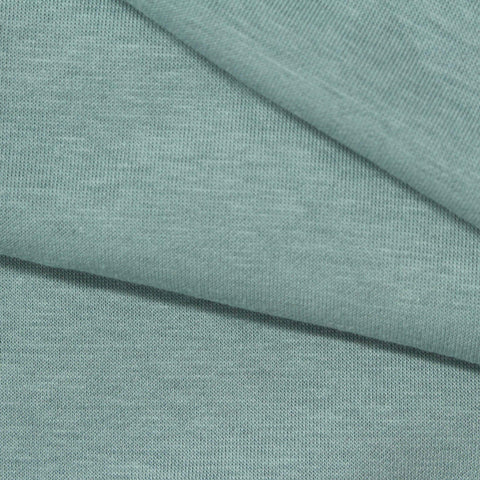 Dusty Teal Heather Fleece, Poly-Cotton
