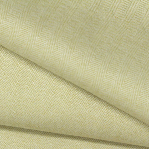 Light Yellow Herringbone Knit, Poly-Viscose
