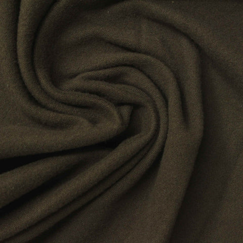 Polyester Stretch Velvet Fabric, 220 gsm, 185 cm — Khaki