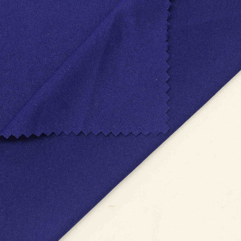 Polyester Stretch Jersey Knit Fabric, 130 gsm — Navy