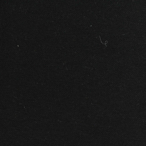 Polyester Cotton Stretch Velvet Fabric, 380 gsm, 170 cm — Black