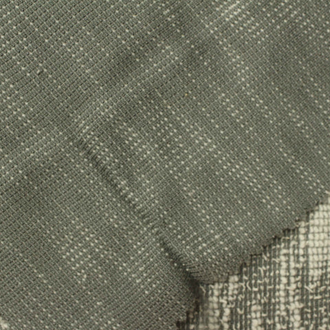 Grey Stripe Chunky Knit, Cotton-Poly
