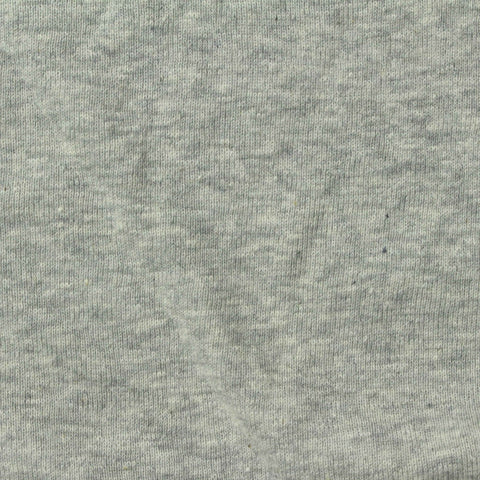 Grey Marl Rib Knit, Cotton, 180 gsm, 170 cm