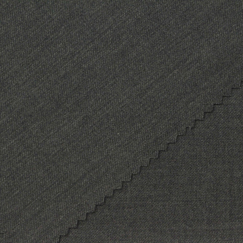 Dark Charcoal Twill, Poly-Viscose