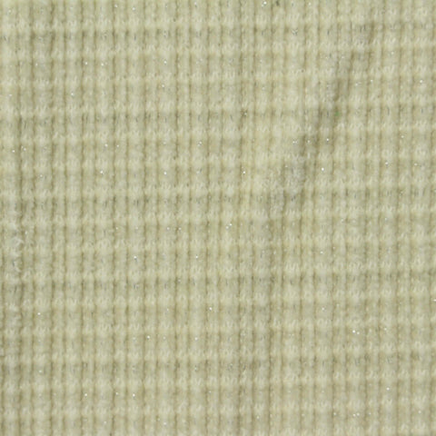 Polyester Metallic Stretch Knit Fabric, 450 gsm, 150 cm — Khaki