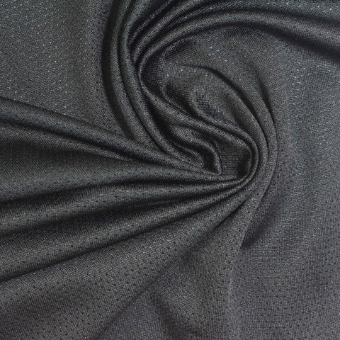 Dark Grey Marl Mesh, Polyester, 150 gsm, 160 cm